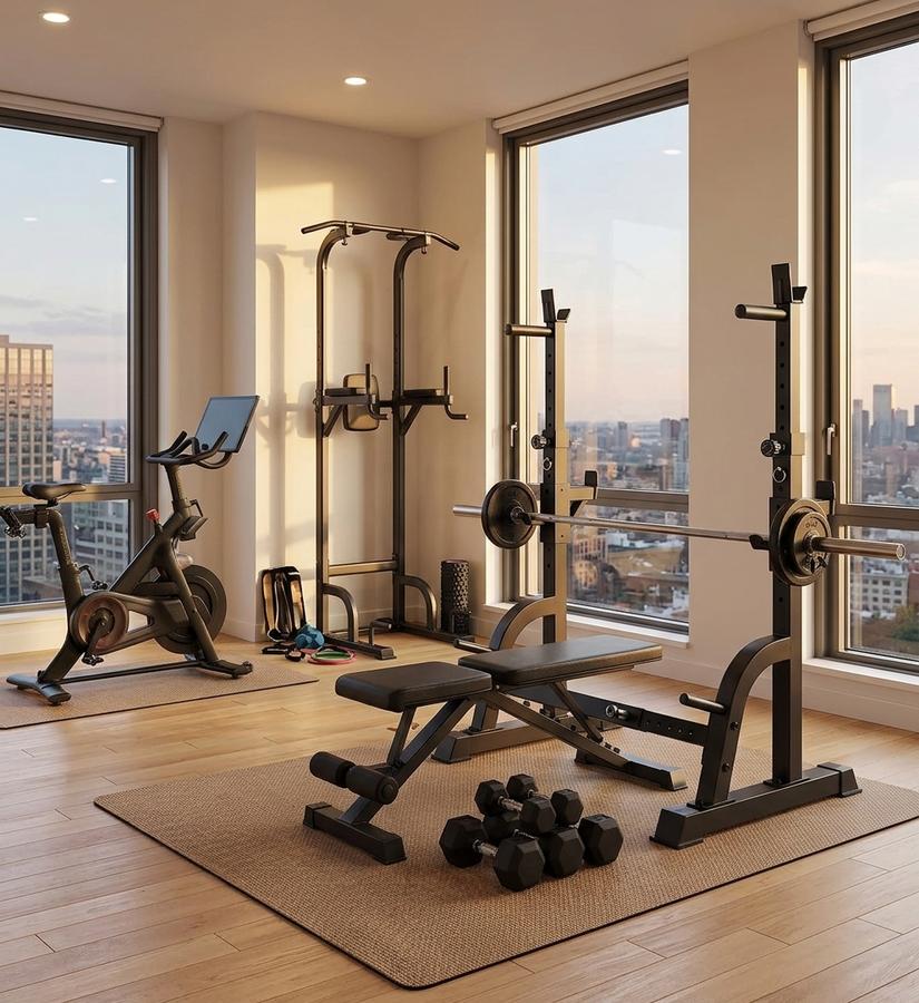 BARWING 49-inch barbell rack with Olympic bar